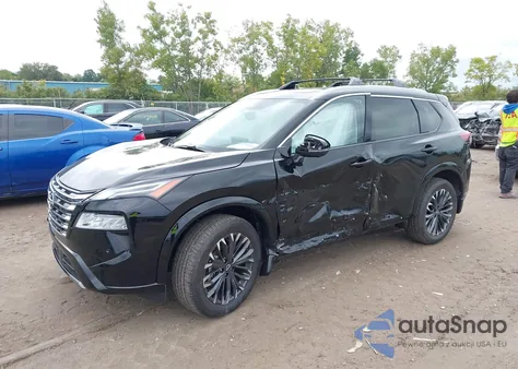 2025 Nissan Rogue Platinum Intelligent Awd from USA, damaged, VIN JN8BT3DD0SW474064